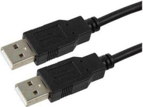 Gembird USB 2.0 A (M) - USB-A (M) kábel 1.8 m čierna (CCP-USB2-AMAM-6)