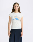 Thinking MU Meowrobics Mirna Tee WHITE M