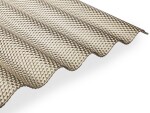 Polykarbonátová vlnitá doska (bronz) Guttagliss WABE, 5000 × 1050 mm – 5,25 m²