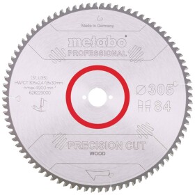 Metabo 628229000 pílový kotúč 305 mm Počet zubov (na palec): 84 1 ks; 628229000