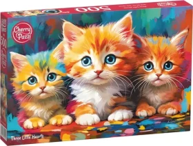Cherry PAZZI Puzzle Tri malé srdcia
