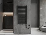 MEXEN/S - Plutón radiátor + vykurovacia tyč 1200 x 600 mm, 900 W, čierna W106-1200-600-2900-70