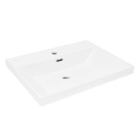 Nábytkové umývadlo SAT B-Way 61x46,5 cm otvor pre batériu uprostred SATBW6046 SATBW6046