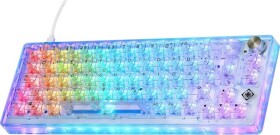 Deltaco Deltaco DK460 Gaming Tastatur mini mechanisch transparent