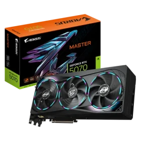 GIGABYTE GeForce RTX 5070 MASTER 12GB / 2165MHz / 12GB GDDR7 / 192-bit / 1x HDMI + 3x DP / 750W (16) (GV-N5070AORUS M-12GD)