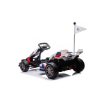 Mamido Detská elektrická motokára BMW Gokart s funkciou driftu biela