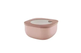 Guzzini Eco Store More ružová / Plytká dóza na potraviny / 975 ml / 16x16x7, 8 cm (170720251)