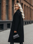 Dámsky prechodný oversize kabát čierny FashionStreet NY0764z L
