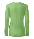 Dámske slim tričko trávovo zelené 2XL