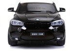 Mamido Elektrické autíčko BMW X6 M dvojmiestne XXL lakované čierne