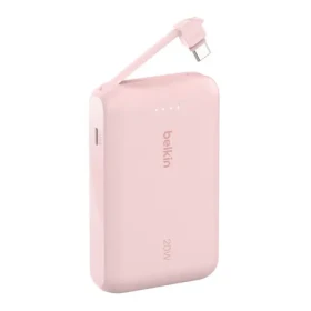 Belkin BOOST CHARGE PowerBanka 10000mAh + integrovaný kábel ružová / 20W PD / USB-C (BPB021hqPK)