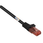 Renkforce RF-5044002 RJ45 sieťové káble, prepojovacie káble CAT 6 U/UTP 10.00 m čierna bez halogénov, s ochranou 1 ks; RF-5044002