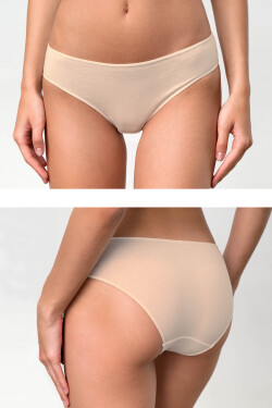 Vamp - Pohodlné dámske nohavičky - set 2 ks 19952 - Vamp beige skin L