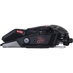 MadCatz RAT 6+ čierna / Herná myš / Optická / 12000dpi / 11 tlačidiel / USB / 1.8m / RGB (MR04DCINBL000-0)