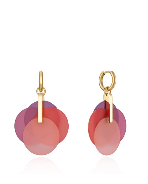 Viceroy Hravé pozlátené náušnice Kiss 14029E01017