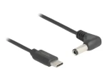 DeLock USB-C DC 5,5 x 2,5 mm 90 ° / Napájací kábel / 1,5 m (85399)
