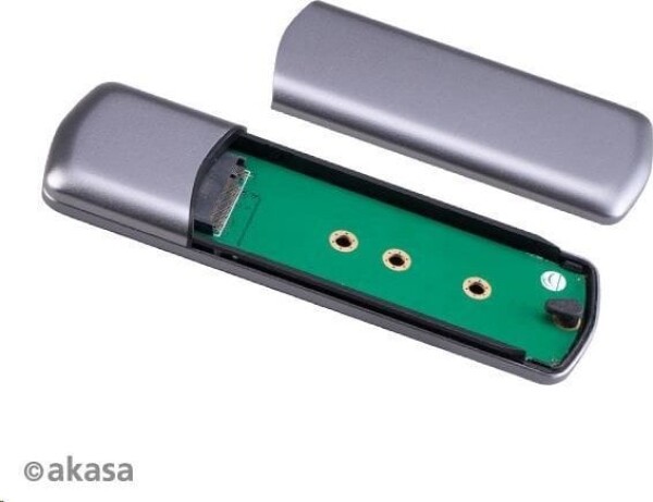 Akasa AKASA externí box pro M.2 SATA/NVMe SSD, USB 3.2 Gen 2, 10Gb/s, hliník