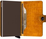 Dámska mini peňaženka Secrid Miniwallet Cleo Ochre-Brown