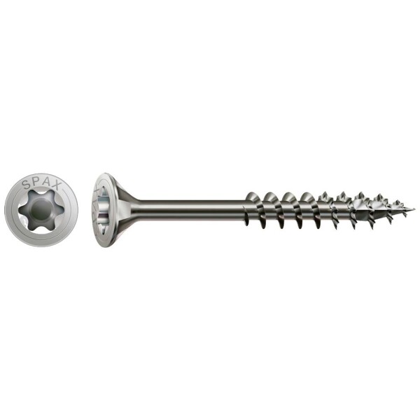 SPAX SPAX Seko-T-Tg 197000450453 skrutka do dreva 4.5 mm 45 mm Torx, vnútorná korunka šesťhranná Ušlechtilá ocel V2A nerezové 200 ks; 0197000450453
