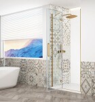 GELCO TRINITY GOLD dvere do niky ľavé, 800 číre sklo, GT1280CL-G GT1280CL-G