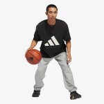 Tričko adidas Basketball T-Shirt (Gender Neutral) Black/ Off White L