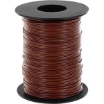 BELI-BECO L125BR25 opletenie / lanko, 1 x 0.25 mm², hnedá, 25 m; L125BR25