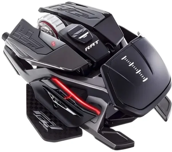 Mad Catz RAT X3 čierna / Herná myš / Optická / 16000dpi / 10 tlačidiel / USB / 3000Hz (MR05DCINBL001-0)