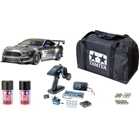 Tamiya TT-02 Ford Mustang GT4 komutátorový 1:10 RC model auta elektrický cestný model 4WD (4x4) Kompletná ekonomická sada 2,4 GHz exkluzívna sada; 330058664