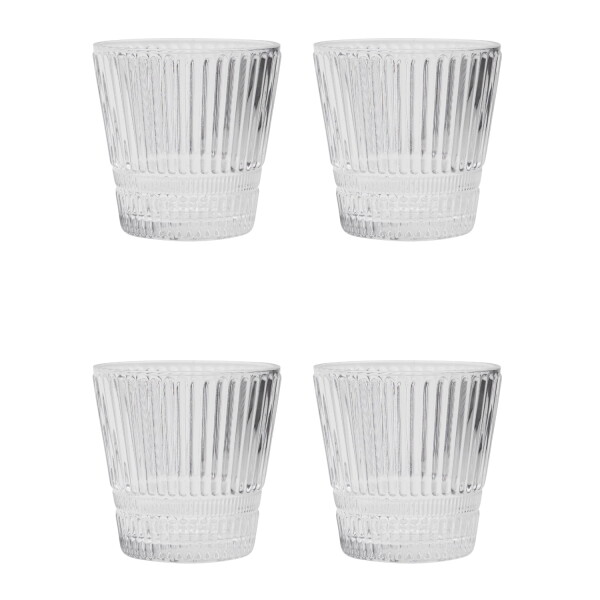 House Doctor Poháre Slots Clear – set 4 ks