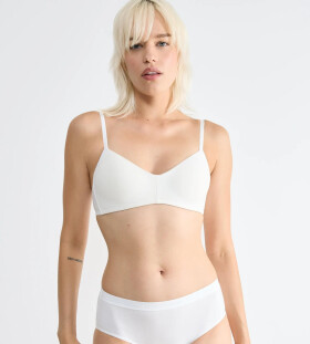 Dámska podprsenka GO Casual P - WHITE - biela 00GZ - SLOGGI WHITE L