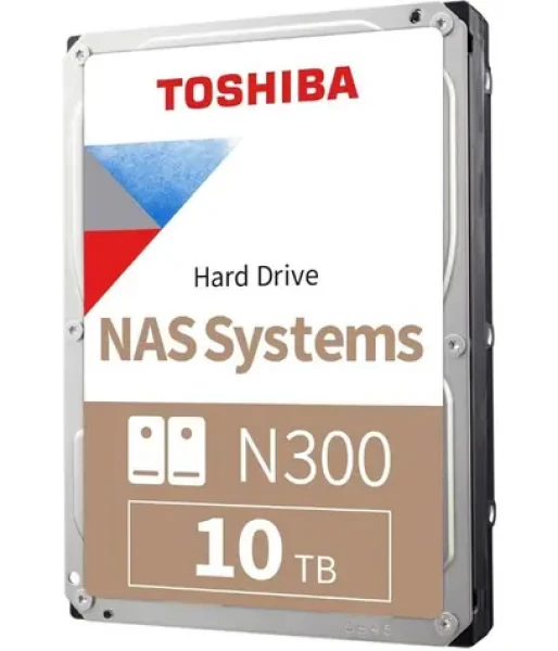 Toshiba N300 NAS 10TB bulk / HDD / 3.5" / SATA III / 7 200 rpm / 512 MB cache / Interné (MN10ADA10TS)