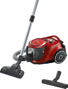 BOSCH Serie 6 BGC41Q69 červená / Bezvreckový vysávač / 600W / 2.4L / HEPA 13 / 69 dB / rádius 10 m (BGC41Q69)