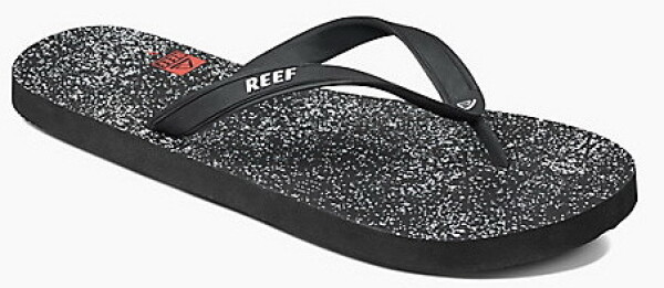 REEF SWITCHFOOT PRINTS BLACK SPLATTER plážovky