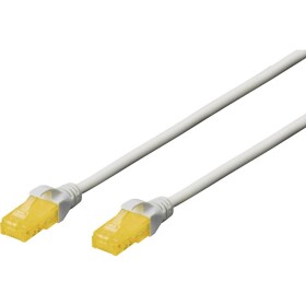Digitus DK-1613-A-100 RJ45 sieťové káble, prepojovacie káble CAT 6A U/UTP 10.00 m sivá bez halogénov, krútené páry 1 ks; DK-1613-A-100