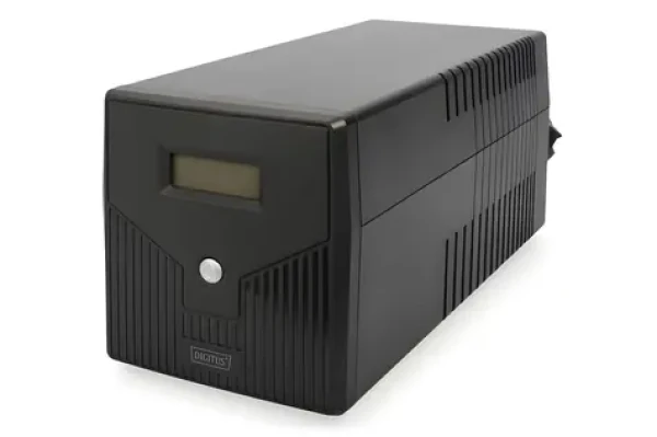 Digitus Line-Interactive UPS / 1000VA/600W / 12V/7Ah / 2 batérie / 4xSchuko / USB / RS232 / RJ45 / LCD (DN-170074)