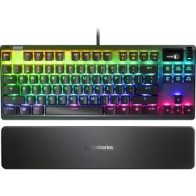 SteelSeries Apex 7 TKL - Red (US) čierna / Herná klávesnica / Mechanická / QX2 Red / RGB podsvietenie / US layout (64646)