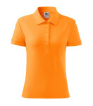 Bavlnené polo tričko tangerine orange 2XL