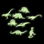 Rappa Dekorácie dinosaury svietiace v tme