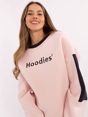 Mikina EM BL 983.10X svetlo ružová jedna velikost