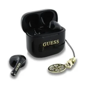 Guess Classic Logo Charm TWS Bezdrôtové Slúchadlá Black (57983124135)
