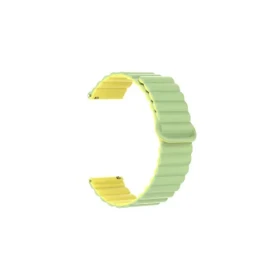 Aligator Remienok silikónový magnetický / 22mm / zeleno-žltý (22AW0034)