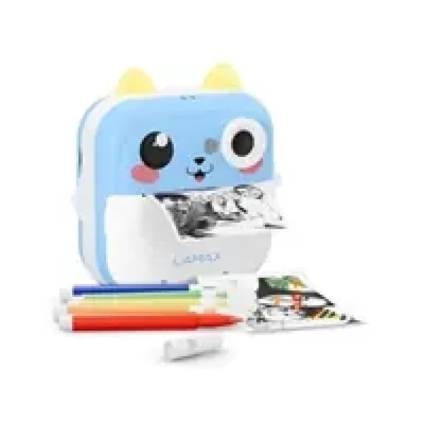 Lamax InstaKid2 PLUS modrá / detský fotoaparát / 2.4" displej / Micro SD / MP3 / USB-C / hry (8596687002601)