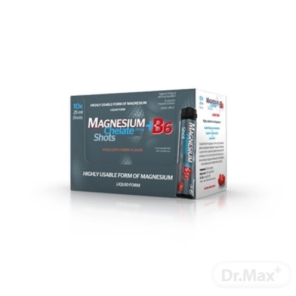 SALUTEM Magnesium chelate + B6 cherry 10 x 25 ml