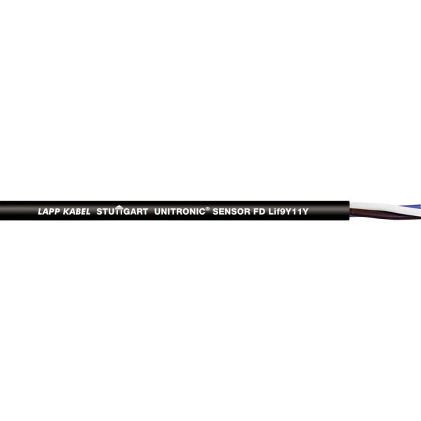LAPP 7038890/500 senzorový kábel UNITRONIC® SENSOR FD Li9Y11Y 4 x 0.25 mm² čierna 500 m; 7038890/500