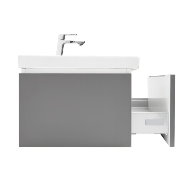 Kúpeľňová skrinka s umývadlom SAT Feel 120x30x44, 8 cm antracit mat SATFEEL120ANTU4BA SATFEEL120ANTU4BA