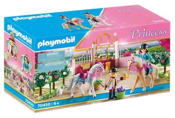 Playmobil® Princess 70450 Výučba jazdy na koni v stajni