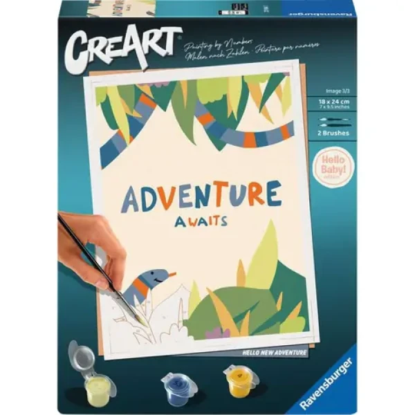 Ravensburger CreArt Ahoj nové dobrodružstvo - maľovanie podľa čísel