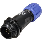 Weipu SP1311 / P 4 I guľatý faston, 1 ks; SP1311 / P 4 I