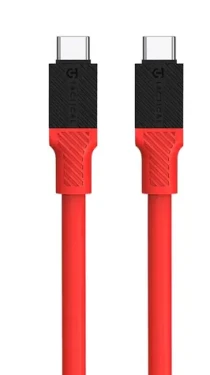 Tactical Fat Man Cable USB-C/USB-C 1m červená (8596311227912)