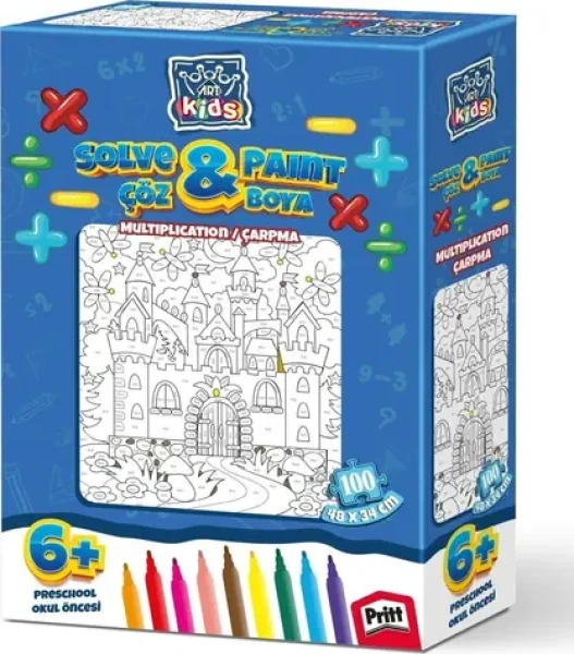 ART PUZZLE 5848 Vyfarbovacie puzzle Násobenie